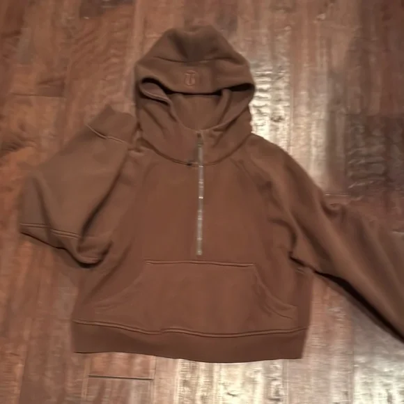2 Lululemon Cream and Brown Hoodies - Picture 6 of 10
